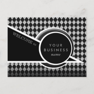 Custom Geometric Thank You For Business Postcard
