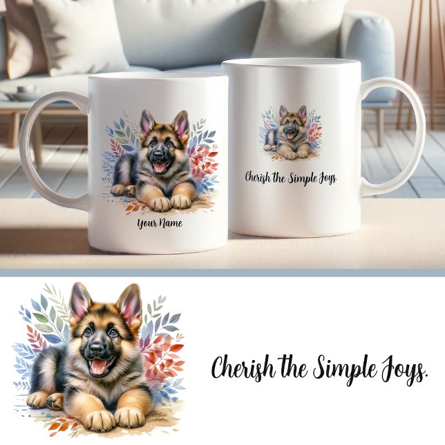 Custom German Shepherd Mug with Quote (Creator Uploaded)