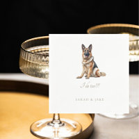 Custom German Shepherd Pet Wedding