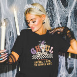 Custom Ghoul Gang Halloween Party Bach Party Group T-Shirt<br><div class="desc">Get ready to raise some hell with your ghoul gang! These spooky and sassy Halloween party shirts are perfect for bachelorette bashes, girls' nights out, or any Halloween celebration. These matching tees with custom hilarious phrases will add a touch of spooky fun to your girl gang gathering or even the...</div>