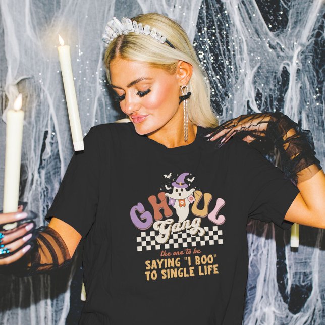 Custom Ghoul Gang Halloween Party Bach Party Group T-Shirt (Creator Uploaded)