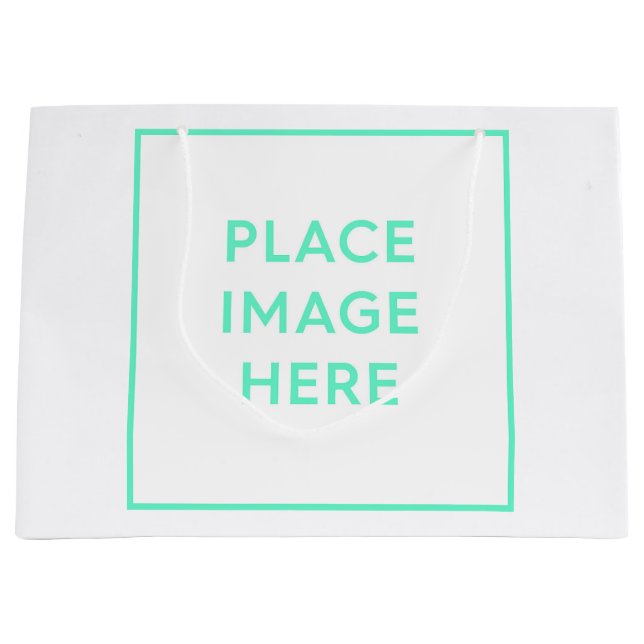 Custom Gift Bag - Large, Glossy (Front)