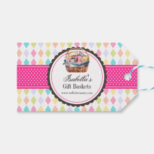 Custom Gift Basket Business Tags