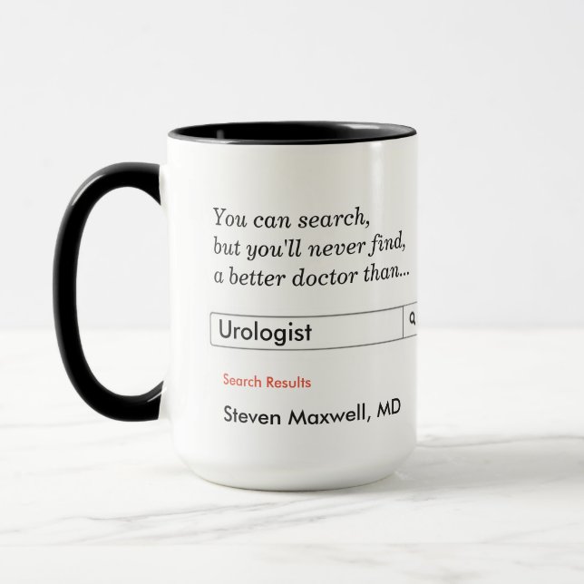 Custom Gift for Urologist Mug (Left)