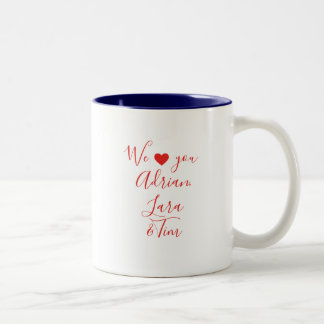 Custom Gift from Grandchildren, Best Grandpa Two-Tone Coffee Mug
