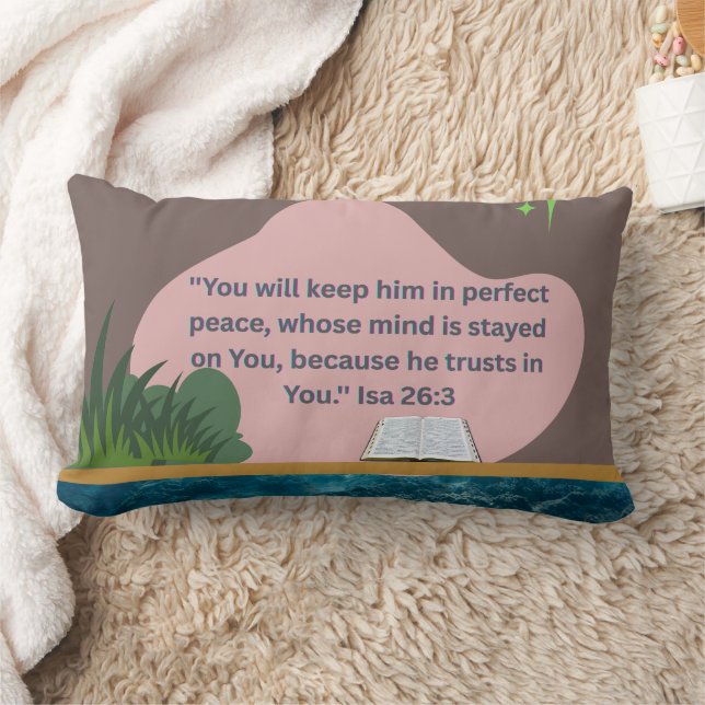 Custom Gift Lumbar Cushion (Blanket)