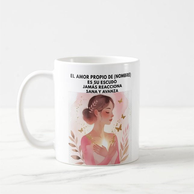 Custom gift (NAME) "Silence That Sana" Coffee Mug (Left)