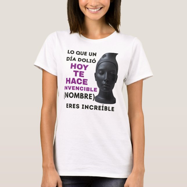 CUSTOM GIFT(NAME)YOU'RE INVENCIBLE T-Shirt (Front)