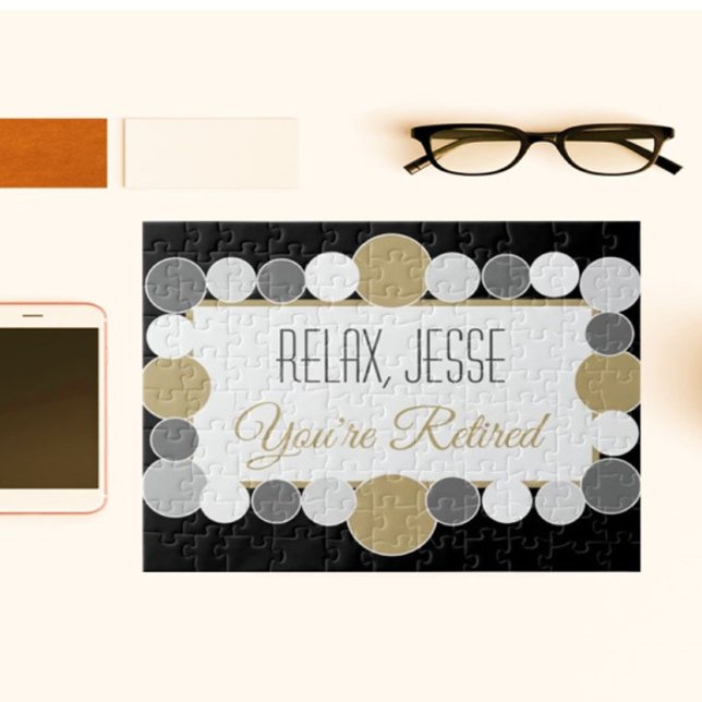 Custom Gift!  RETIREMENT jigsaw puzzle (Creator Uploaded)