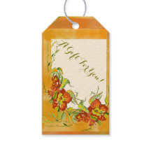 Custom Gift Tags| Autumn Bouquet