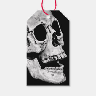Custom Gift Tags SKULL BLACK AND WHITE