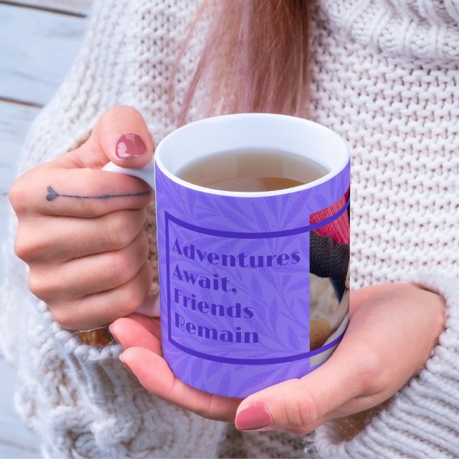 Custom Gifts for Friends Moving Away Violet Coffee Mug (Custom Gifts for Friends Moving Away Violet Coffee Mug)
