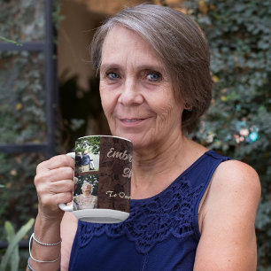 Custom Gifts for Older Parents Couples Brown Mug