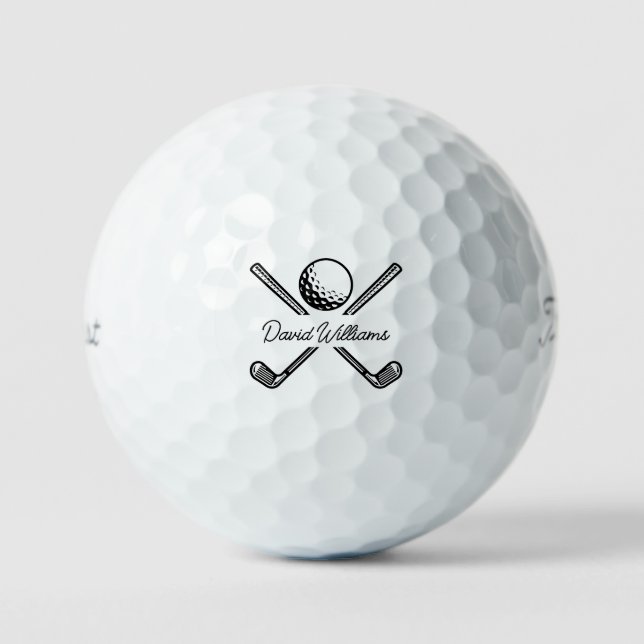 Custom Gifts, Personalized Callaway Golf Supersoft Golf Balls (Front)