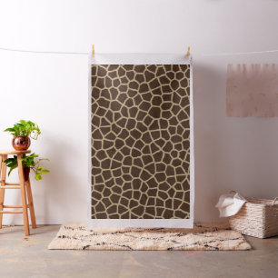 Custom Giraffe Animal Print Fabric Material
