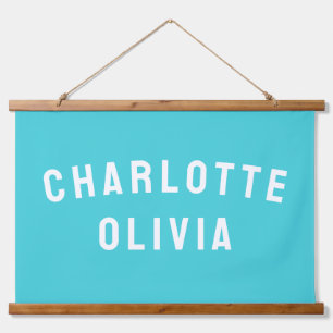 Custom Girl Name Personalised Daughter Nursery Art Hanging Tapestry