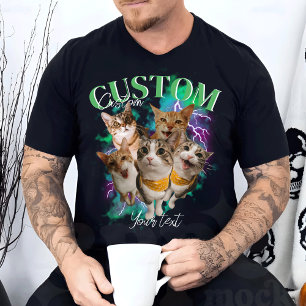 Custom Girlfriend Face Bootleg Rap T-Shirt