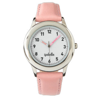 Custom Girls Name Glitter Strap Kids Watch