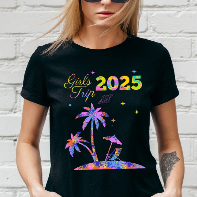 Custom Girl's Trip 2025 Bachelorette  T-Shirt (Creator Uploaded)