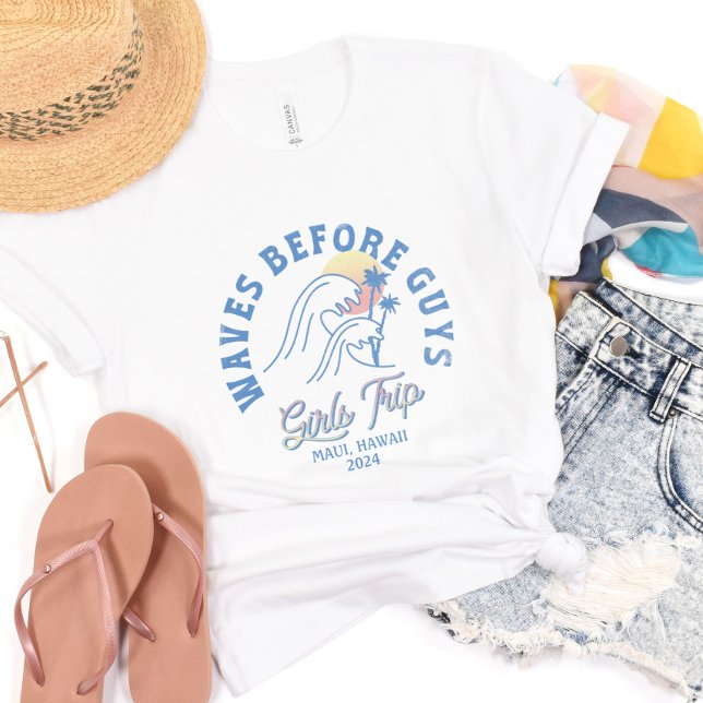 Custom Girls Trip Destination Summer Beach Group T-Shirt (Custom Girls Trip Destination Summer Beach Group T-Shirt)