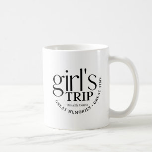 Custom Girls Trip Great Memories Travel Group Coffee Mug