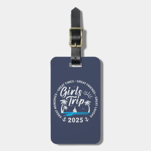 Custom Girls Trip Group Matching Beach Vacation Luggage Tag