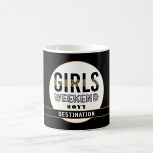 Custom Girls Weekend Girls Trip Vacation Coffee Mug