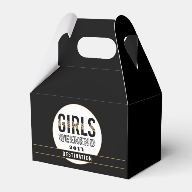 Custom Girls Weekend Girls Trip Vacation Favour Box (Front Side)