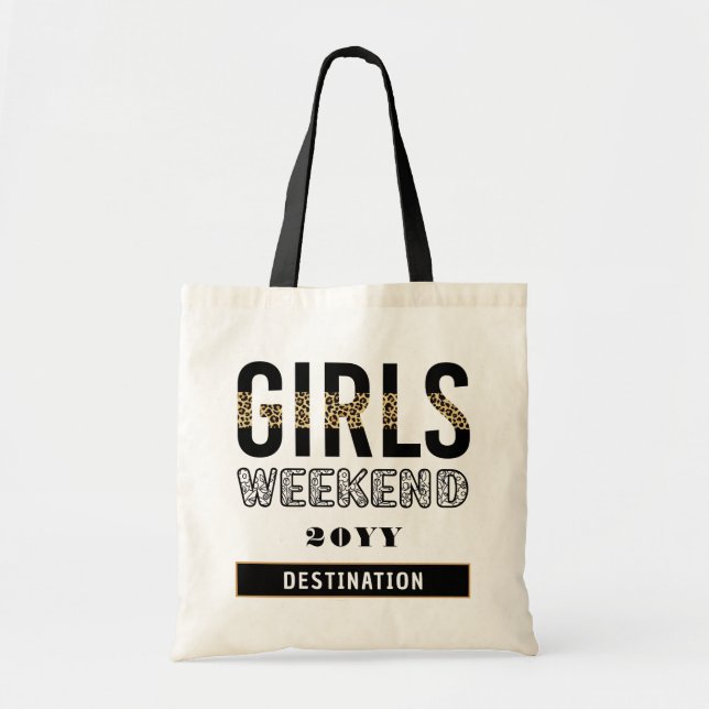 Custom Girls Weekend Girls Trip Vacation Tote Bag (Front)