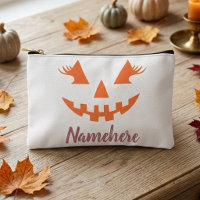 Custom Girly Jack O Lantern Pumpkin Halloween