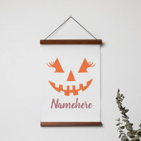 Custom Girly Jack O Lantern Pumpkin Halloween