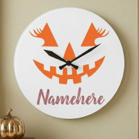 Custom Girly Jack O Lantern Pumpkin Halloween