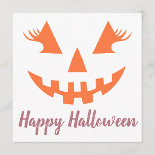 Custom Girly Jack O Lantern Pumpkin Halloween Programme