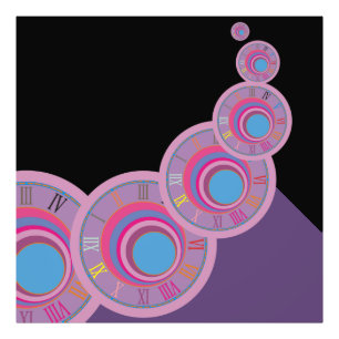 Custom girly pretty swirl circles tornado cute art photo print