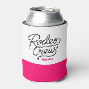 Custom Glam Rodeo Crew Western Bachelorette Party Can Cooler