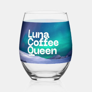 Custom Glass Cup   Personalised Clear Drinking Gla