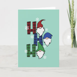 Custom Gnome Holiday Party Invitation with QR Code