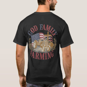Custom “God Family Farming” T-Shirt