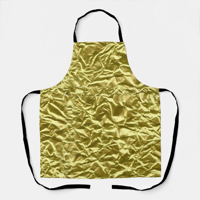 Custom gold foil effect apron (Front)
