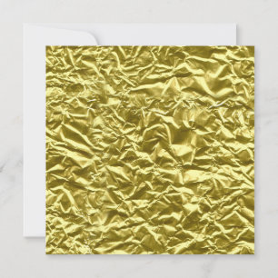 Custom gold foil effect card