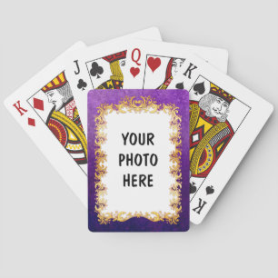 Custom Gold Frame 4 - Bicycle Playing Cards