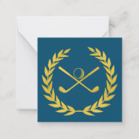 Custom Gold Golf Club Minimal Golf Head Cover 