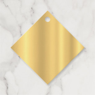 Custom Gold Look Elegant Blank Template Modern Favour Tags