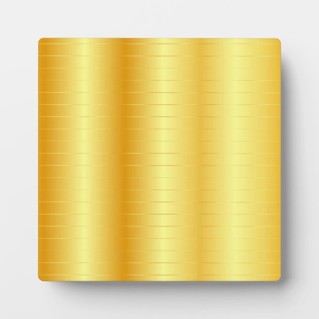 Custom Gold Look Elegant Trendy Template Classic Plaque (Front)