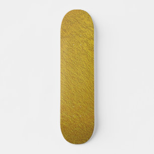 Custom Gold Skateboard