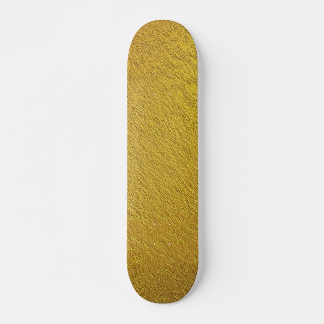 Custom Gold Skateboard (Front)