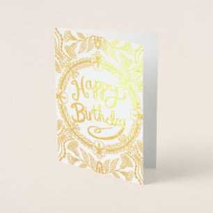 Custom Golden Child Birthday Card with Photo Optio