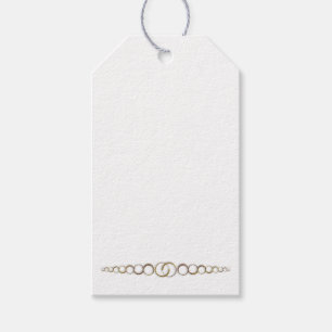 Custom "Golden" Jewellery or Gift Cards for DIY Cu Tags