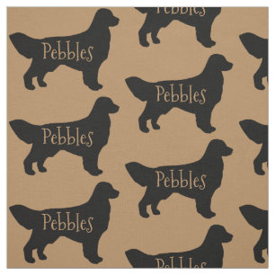 Custom Golden Retriever Dog Fabric