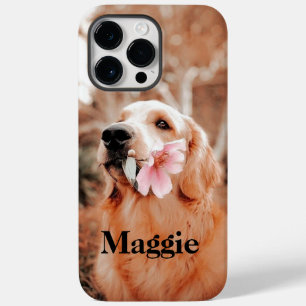 Custom Golden Retriever Photo – Dog Lover Gift Case-Mate iPhone 14 Pro Max Case